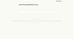 Desktop Screenshot of americastoptickets.com